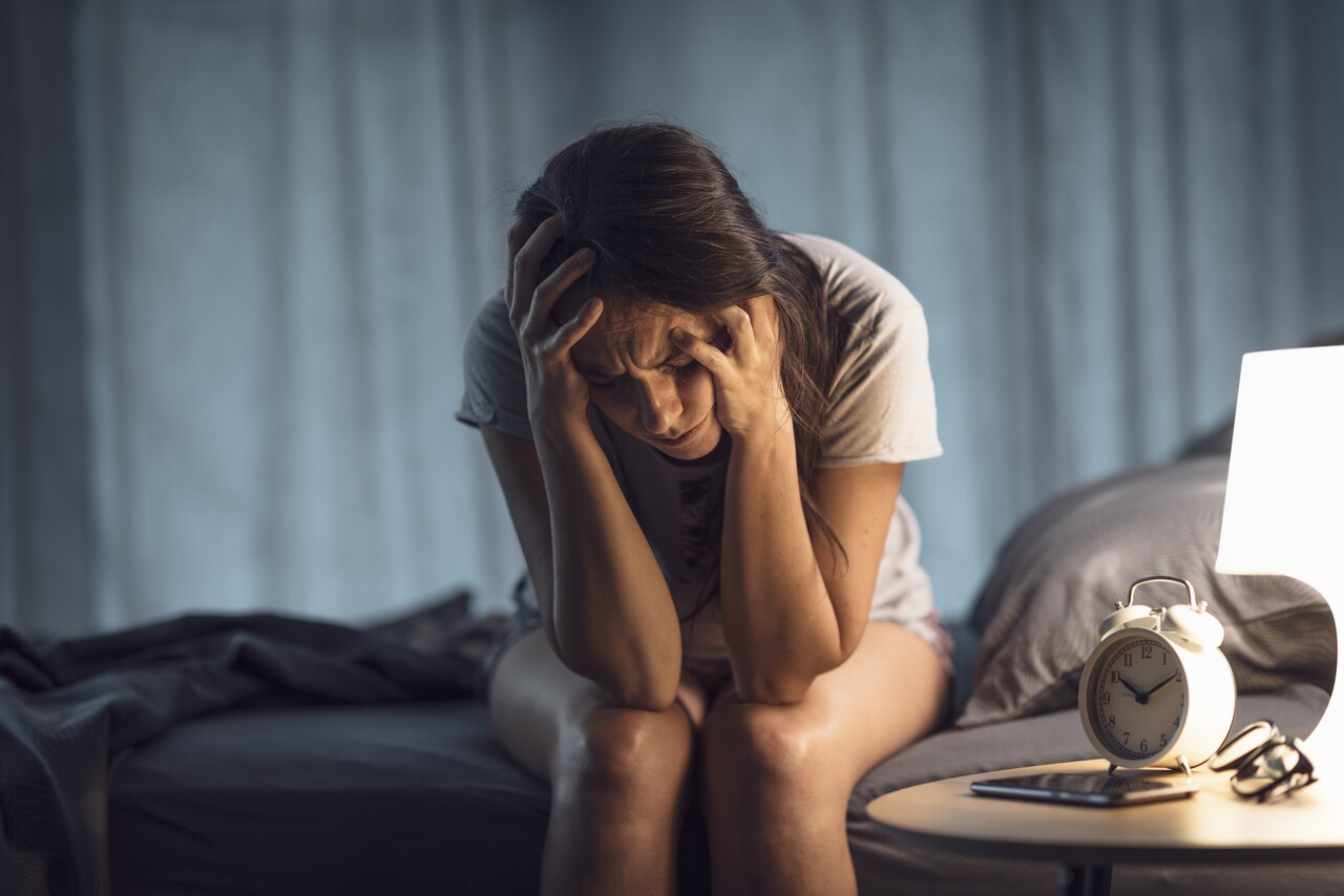 Anxious woman